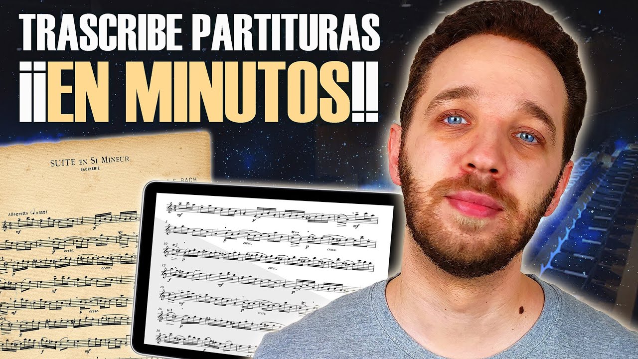 🎼Transcribe PARTITURAS desde AUDIOS o FOTOS 🔊📷 | Photoscore Sibelius FinaleMusic | Música Encriptada