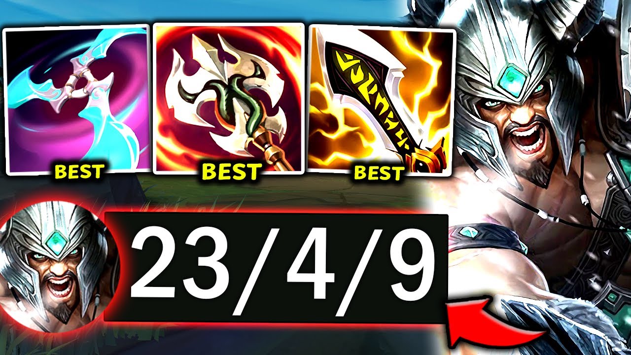 TRYNDAMERE TOP IS BROKEN AND THIS VIDEO PROVES IT (1V5 BEAST) - 2025 Tryndamere TOP Gameplay Guide