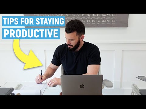 Top 10 Tips For Staying PRODUCTIVE While Working From Home | Jamie Pacheco