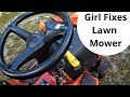 DIY - Girl Fixes - Engaged Blade -  Mower Cut Off