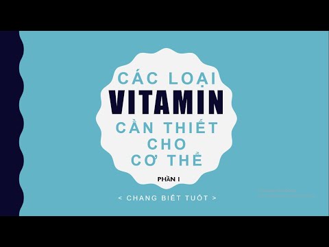 Nhóm Vitamin Tan Trong Nước - Vitamin tan trong nước - Vitamin cần thiết cho cơ thể P1