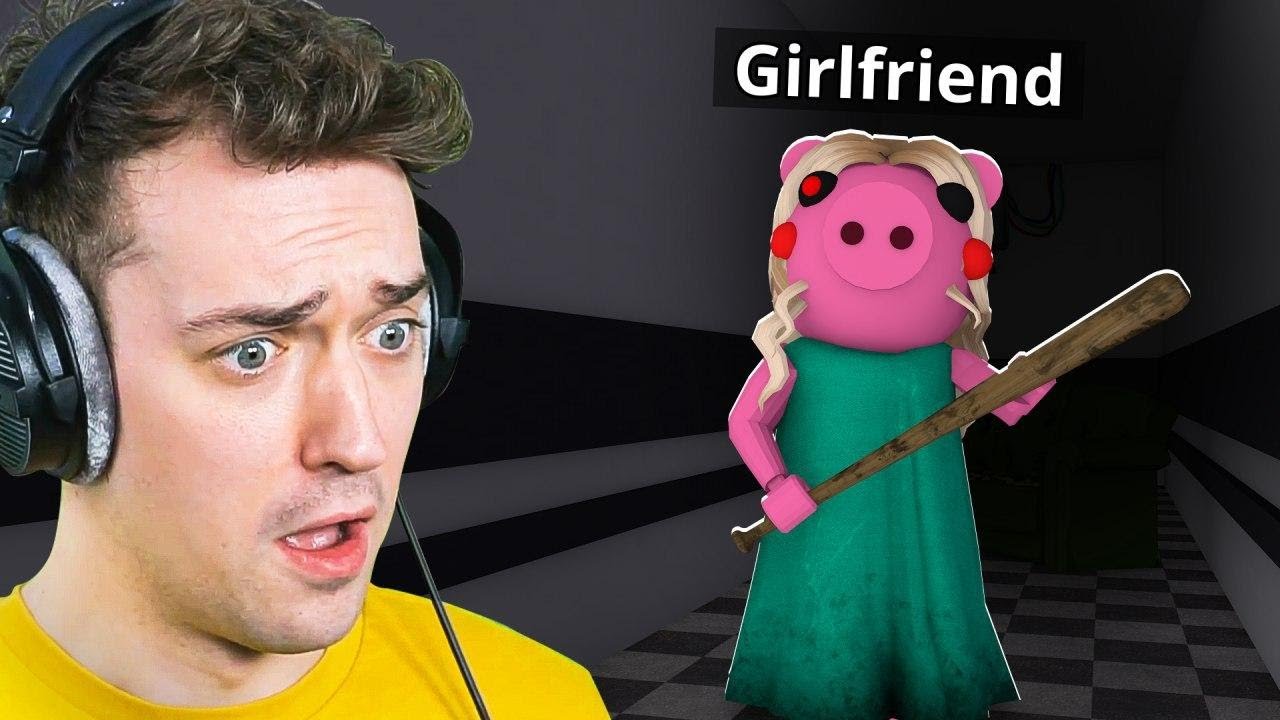 Roblox But My Girlfriend Is The Piggy Youtube - jelly playing roblox piggy