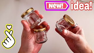 Very Cute Idea with Tiny Glass Jars