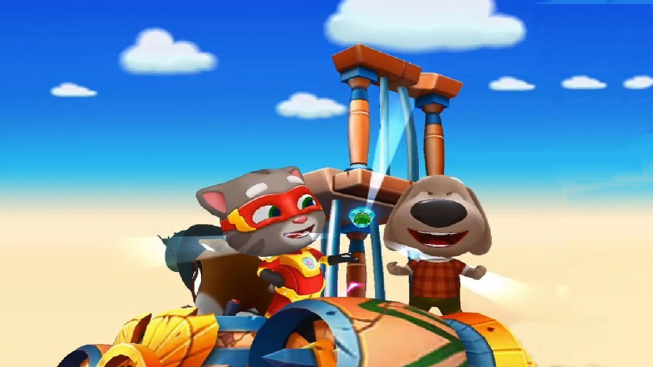 TALKING TOM HERO DASH TOM SAVING BEN Gameplay Fullscreen HD YouTube