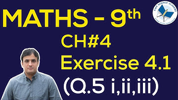 9th Class Maths solutions ch 4 Exercise 4.1, Q 5(i -- iii) indicated operation and simplify