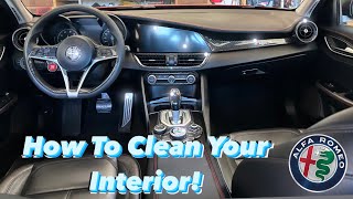 How To Clean Your Car’s Interior! (Featuring My Alfa Romeo Giulia!)