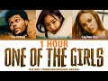 [1 HOUR] The Weeknd, JENNIE & Lily Rose Depp 'One Of The Girls' Lyrics (Color Coded Lyrics)