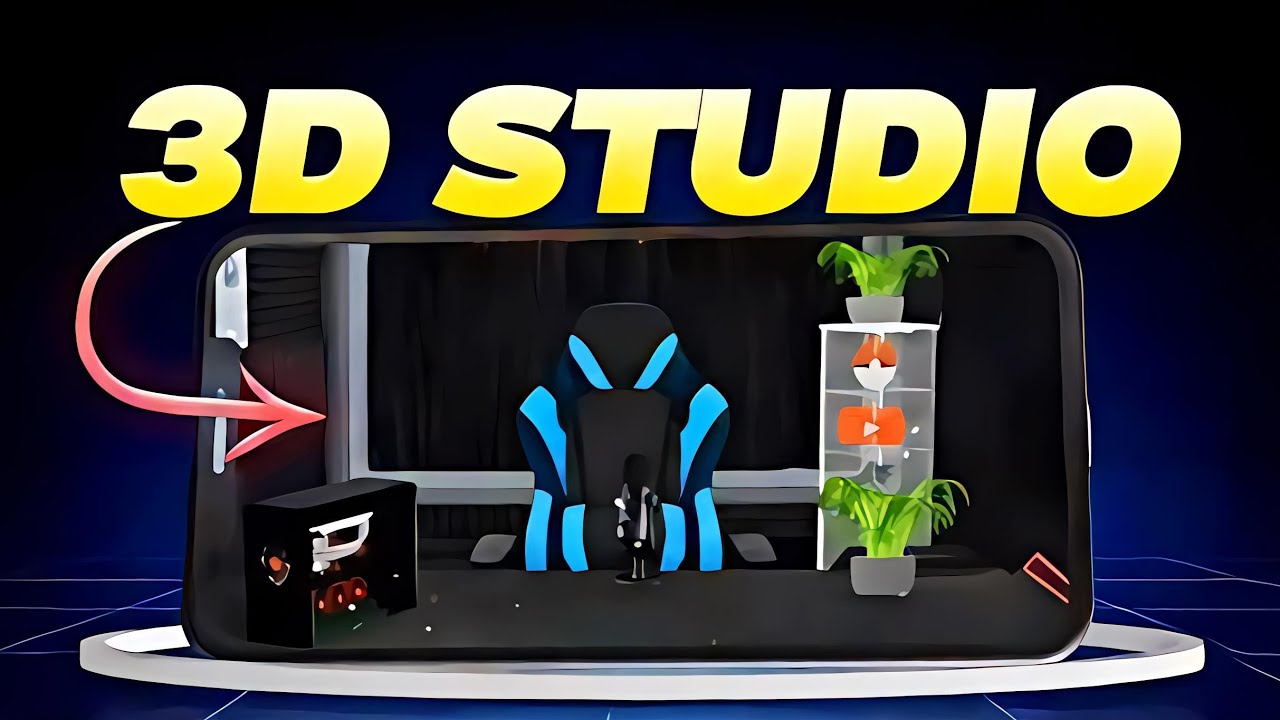 How To Create 3D STUDIO In Mobile With Ai || Create 3D STUDIO In Mobile With Ai