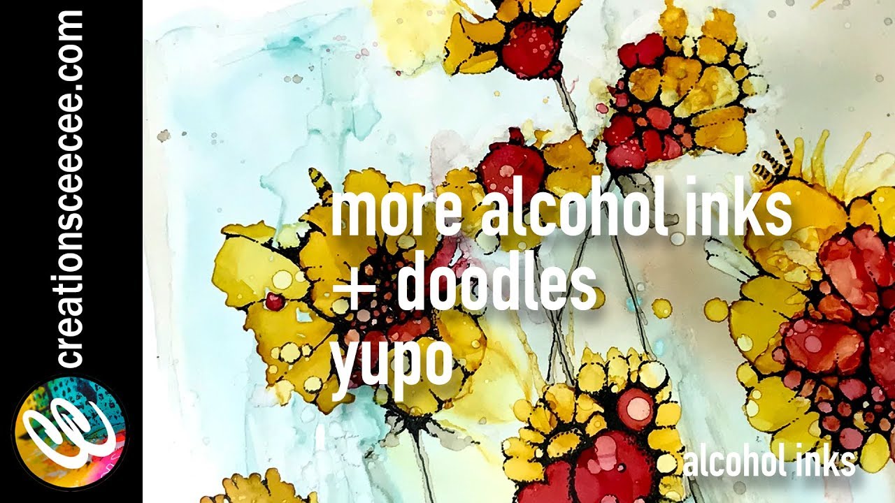 3D Alcohol Ink Art by Melting Yupo. A lot of TIPS! 