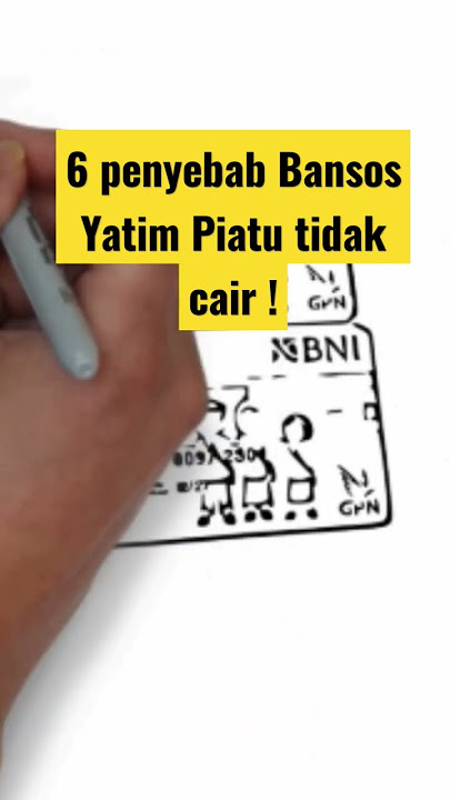 6 penyebab Bansos Yatim Piatu tidak cair #shorts