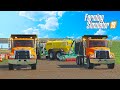 BUILDING AN INTERSTATE (MULTIPLAYER ROAD CONSTRUCTION) | FS19