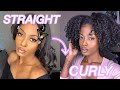 STRAIGHT TO CURLY NO HEAT DAMAGE| WATCH MY NATURAL HAIR REVERT