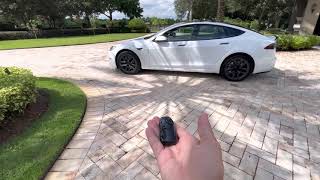 2021 Tesla Model S Key Fob and Card User Overview