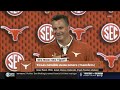 Sean Miller on the Podium for Texas | Media Days | 2026-27 SEC Men's Basketball