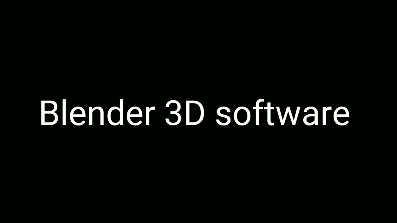 Blender software kya hai? Free me Blender(software) use karke animation