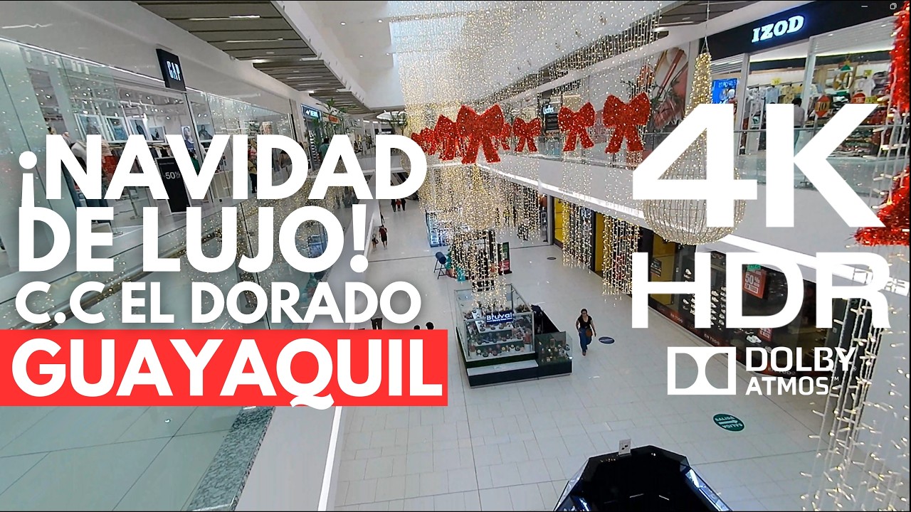 This GUAYAQUIL Mall's Christmas Lights Are Insane!