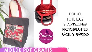 DIY Mochila Cómo hacer un bolso para llevar comida al trabajo // Tote Bag  versión Mhidea 