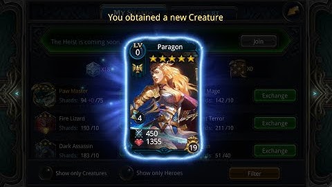 Deck Heroes Map 14-5 F2P account Legends Reborn Guild