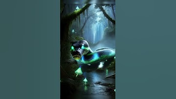 The Luminous Serpent: Guardian of the Bioluminescent Jungle 🌿🐍✨#python