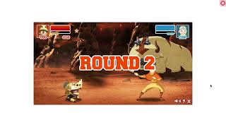 Super Brawl 2 Monkey Vs Aang