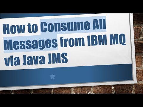 How to Consume All Messages from IBM MQ via Java JMS