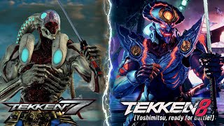 Tekken 8 VS Tekken 7 Gameplay Comparison