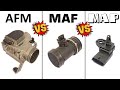 AFM vs. MAF vs. MAP - Air flow SENSORS - HOW they WORK and how they DIFFER from each other