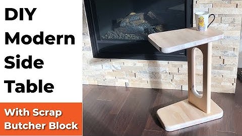 DIY Modern Side Table