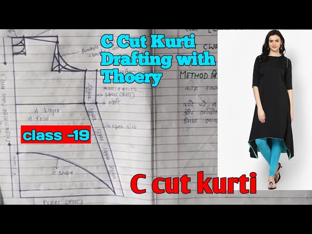 Turquoise C-Cut Kurti - Nine2Five-Clothing Brand
