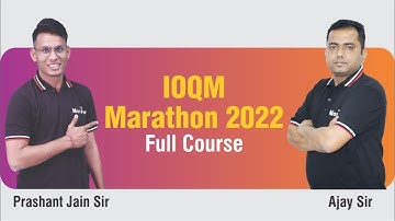 IOQM Marathon 2022 | Full Course Revision | Prashant Jain | Ajay Singh |
