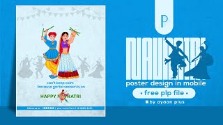 Navratri Poster Design In Mobile | Pixellab Tutorial | Navratri Utsav Banner Editing screenshot 5