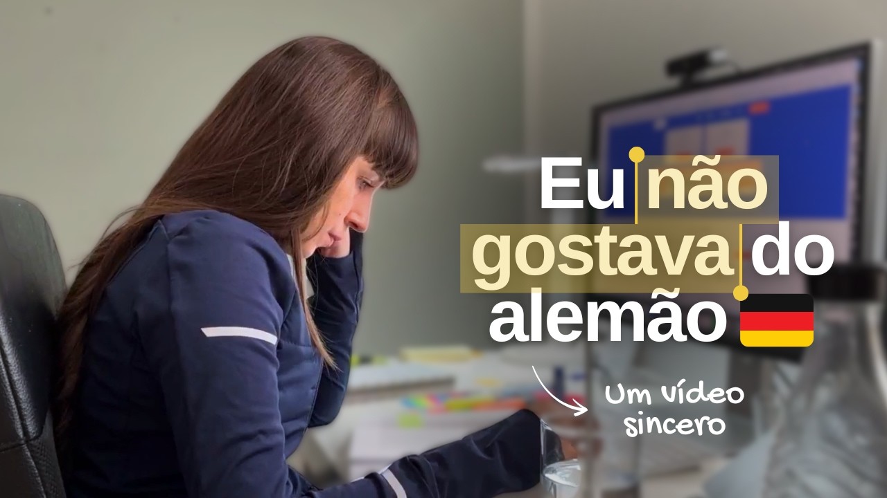 Aprendi ALEMÃO depois de quase DESISTIR - um vídeo sincero