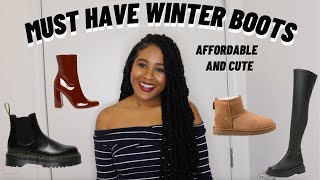 MUST HAVE WINTER BOOTS | Essential Shoes for Winter (Affordable + Cute)