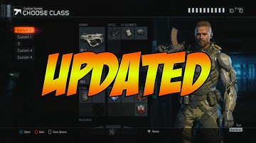 UPDATED Black Ops 3 GB / Competitive Class Setup! (COD BO3)
