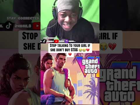 Divorce her if she doesn’t buy you GTA6 😭😭💔💔