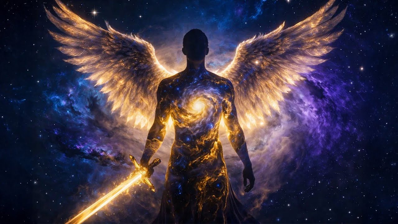 417Hz + 741Hz + 963Hz ARCÁNGEL MIGUEL 🛡️ Frecuencias cósmicas de protección para sueño profundo