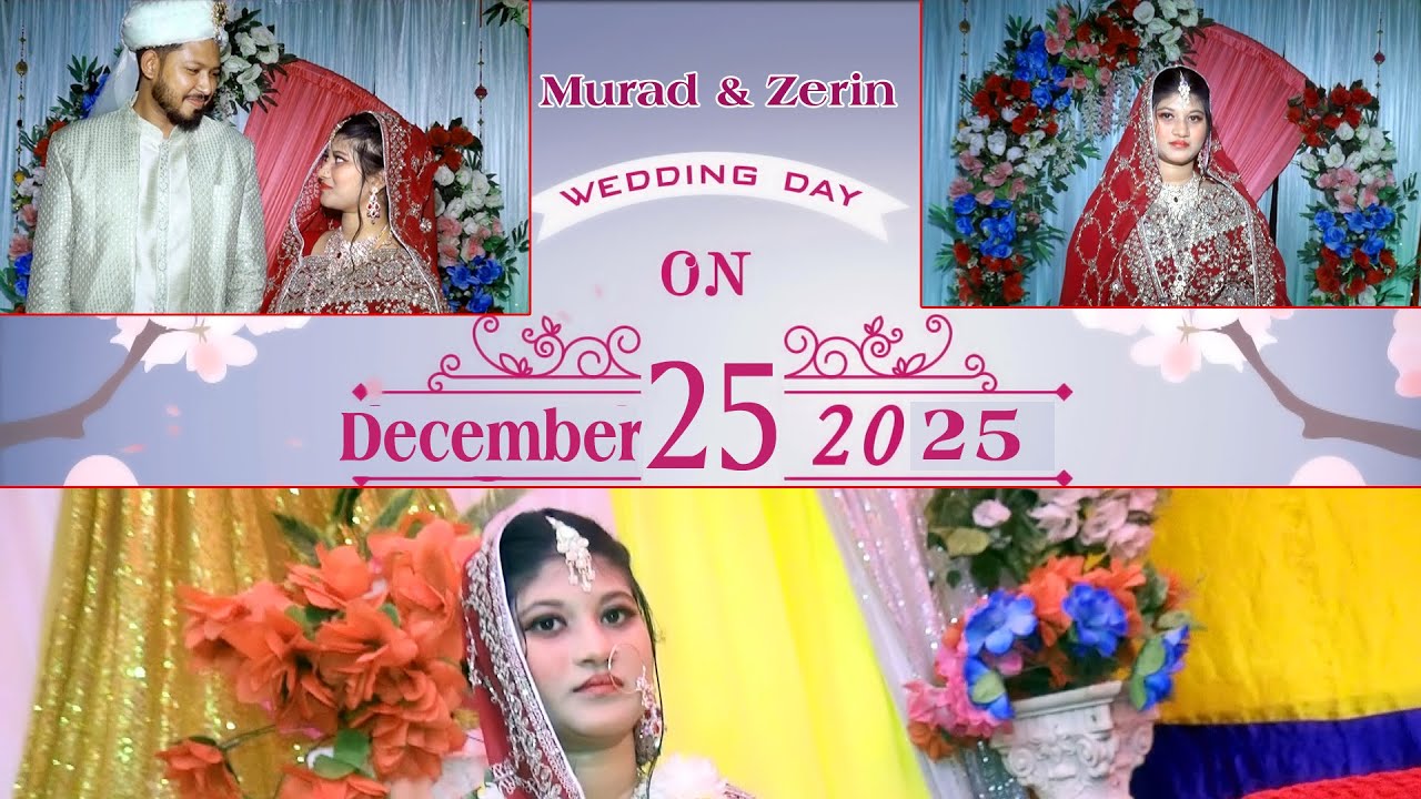 💍 Murad ❤️ Zerin |  Wedding Celebration 25/12/2025