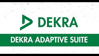 DEKRA Adaptive Suite
