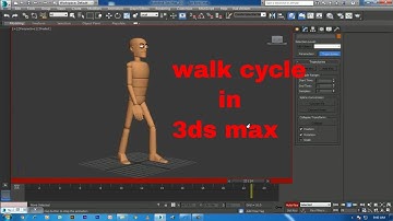 animation walk cycle tutorial in 3ds max | walk animation in 3ds max |