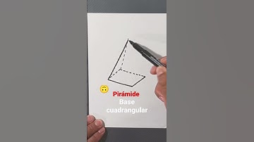 como dibujar una pirámide cuadrangular a mano alzada #art  #fypシ #peaches #tutorial #dibujo #shorts