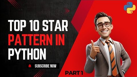 Top 10 Star Patterns in Python (For Beginner) | Part 1