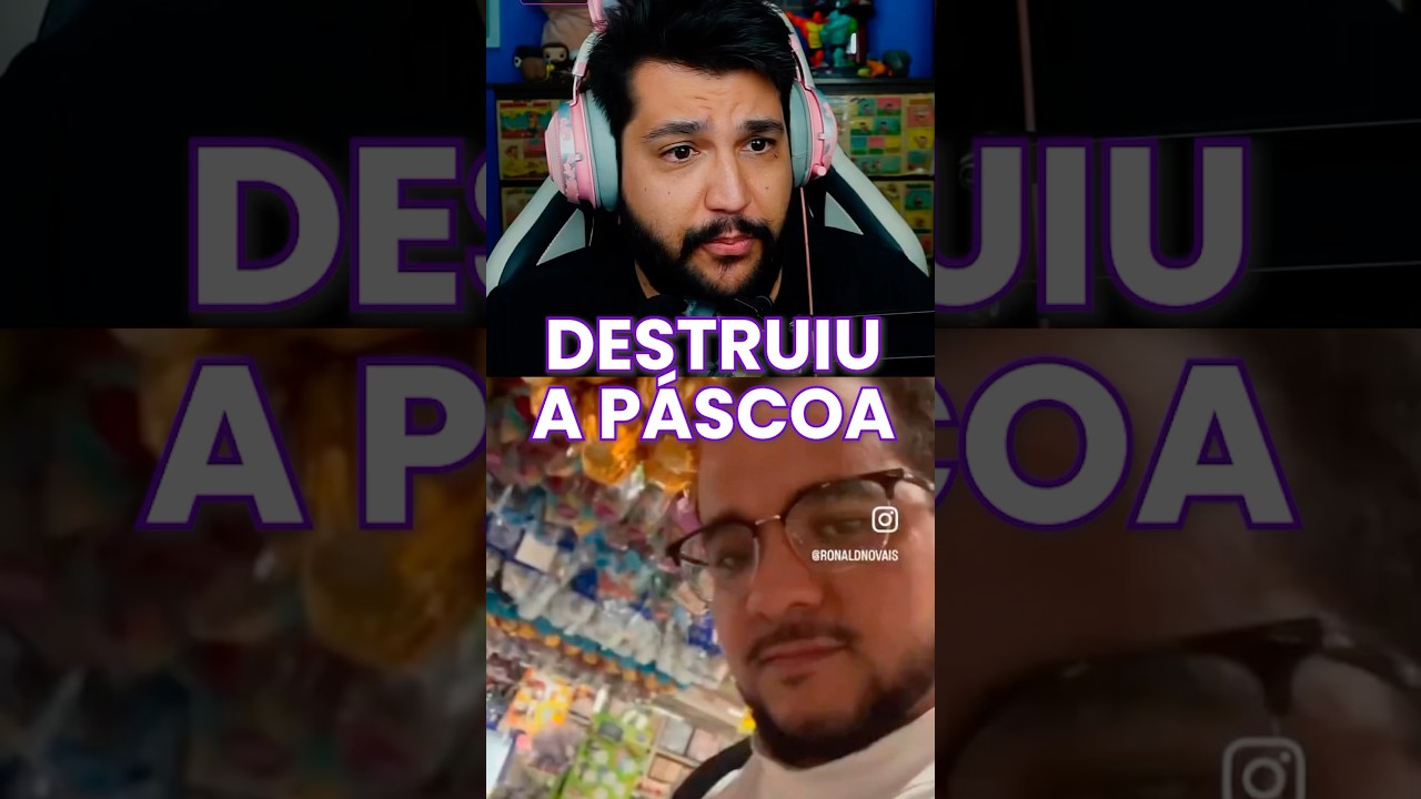 PAI ACABA COM A PÁSCOA DE FILHA!#pascoa #pai #fofoca