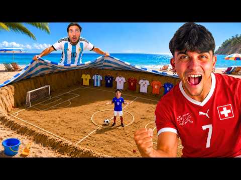 Video COSTRUIAMO un CAMPO da CALCIO in SPIAGGIA! ?
