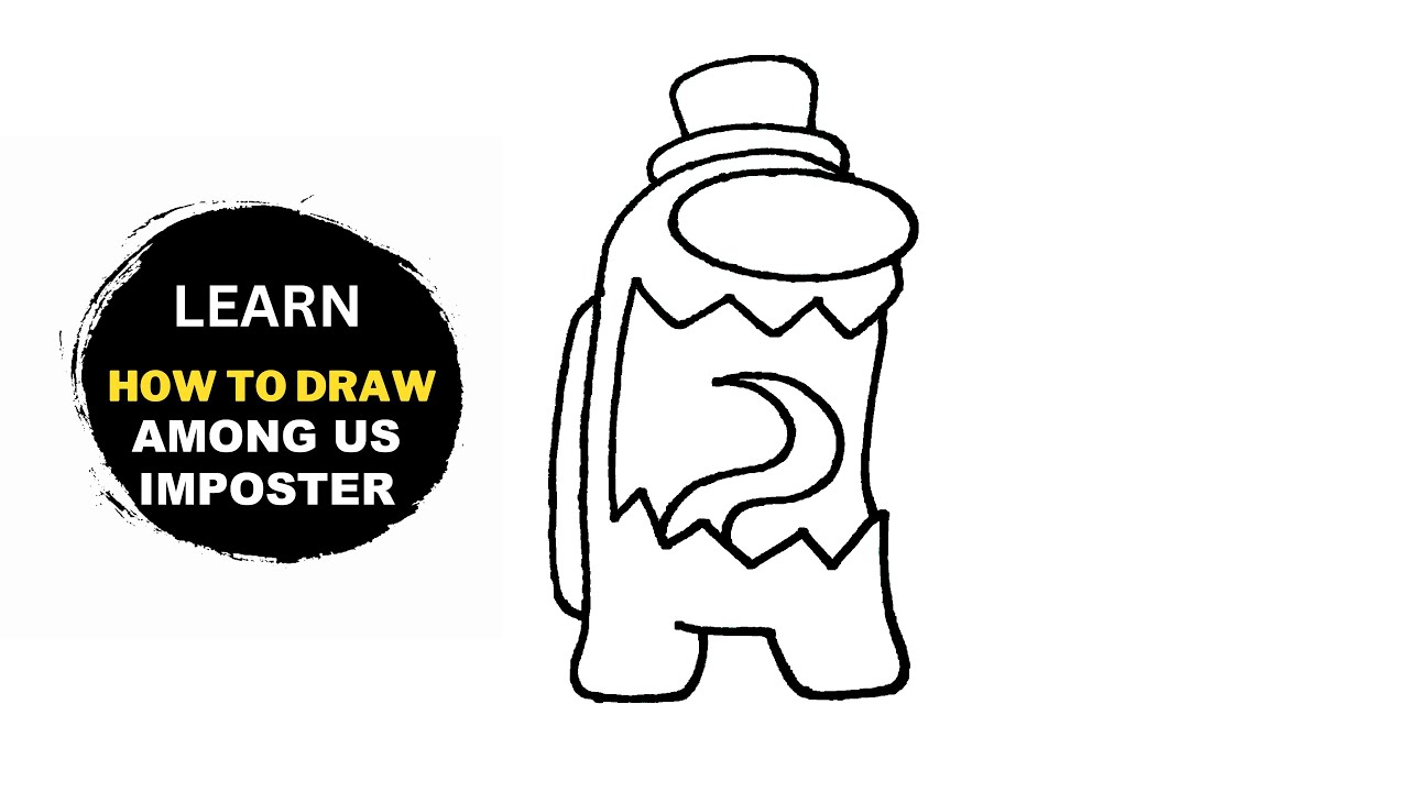 How To Draw Among Us Imposter Drawings For Beginners | Easy Realistic ...