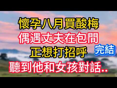 懷孕八月買酸梅，偶遇丈夫在包間，正想打招呼，聽到他和女孩對話...#故事#言情小說#一口氣看完#爽文