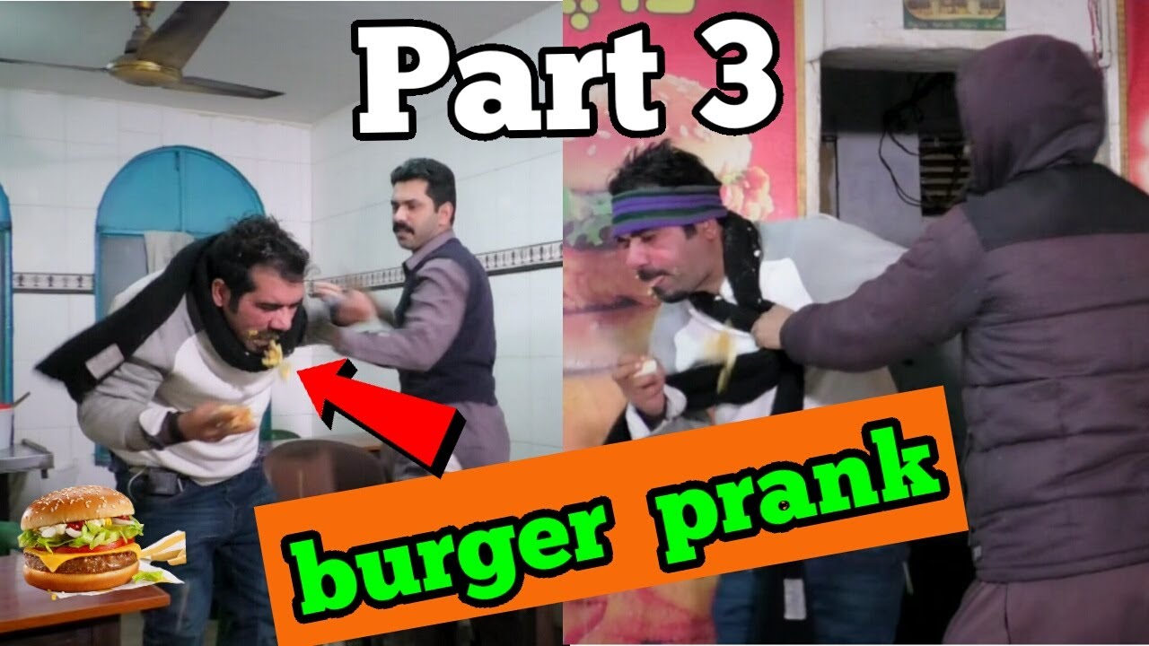 Burger prank part 3 || velle loog khan ali