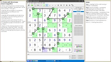 dxSudoku #94 X-Chains with Nice Loops