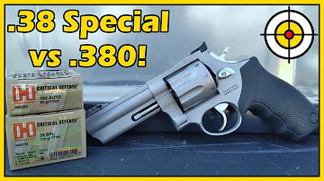 Small Carry Battle! .38 Special vs .380 Auto, Ballistic Gel Test With the M&P EZ and Taurus 608!