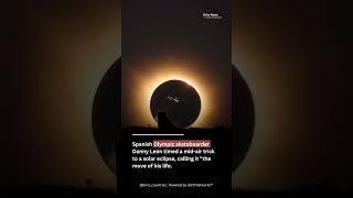 π° BREAKING NEWS: Eclipse Trick Triumph: Spanish Skateboarder Nails Mid-Air Move During Solar Ecli...