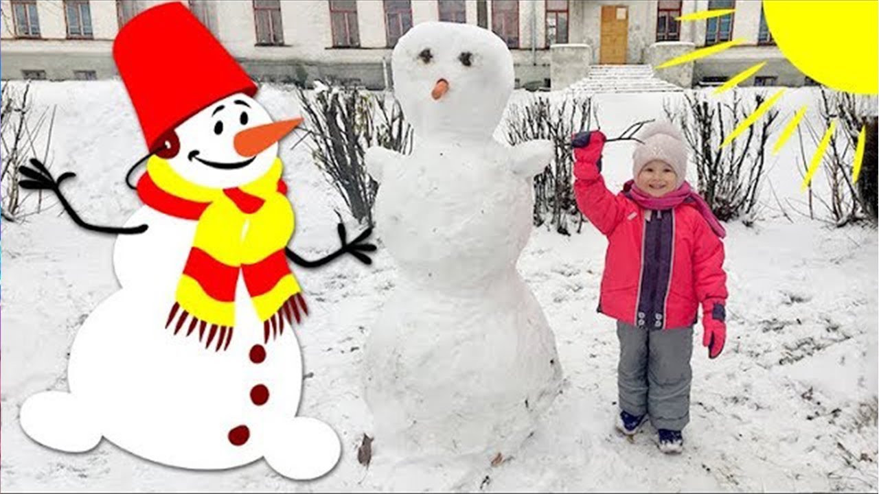 дети зимой. играть в снежки лепить снеговик. дети лепят снеговика. лепка снеговик. лепка снеговик.